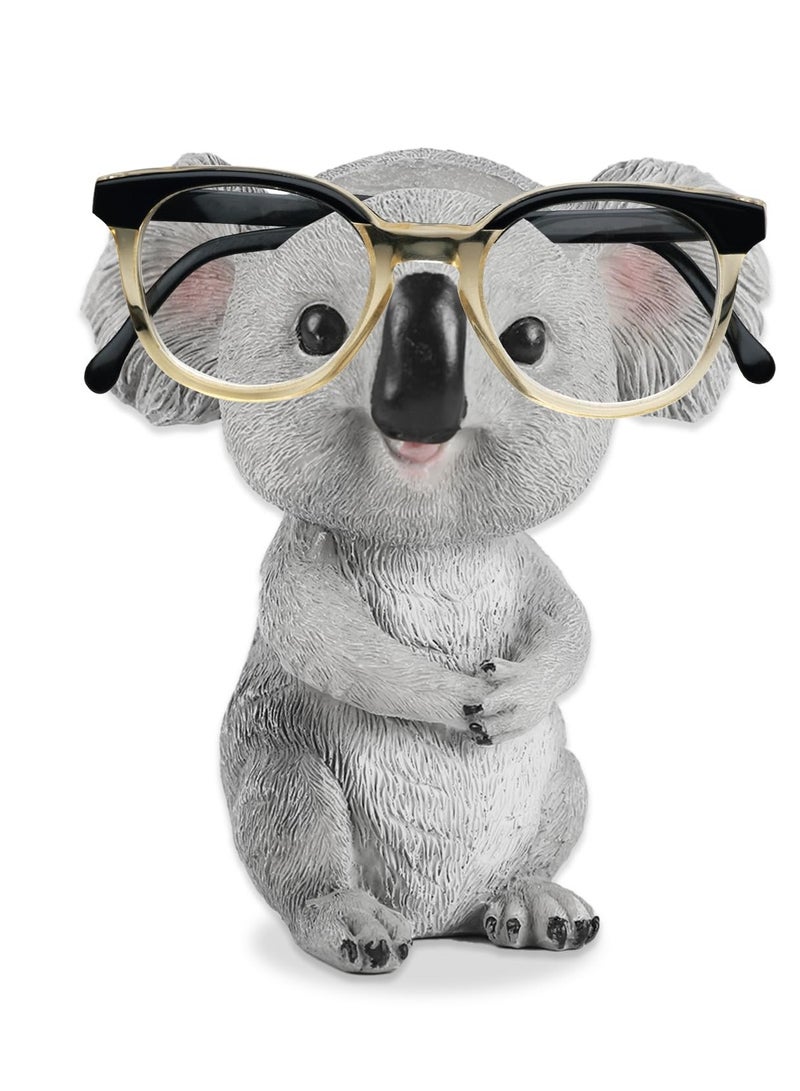 Cute Animal Koala Eyeglasses Holder, Fun Glasses Holder Display Stands, Spectacle Holder, Glasses Accessories for Home Office Decor