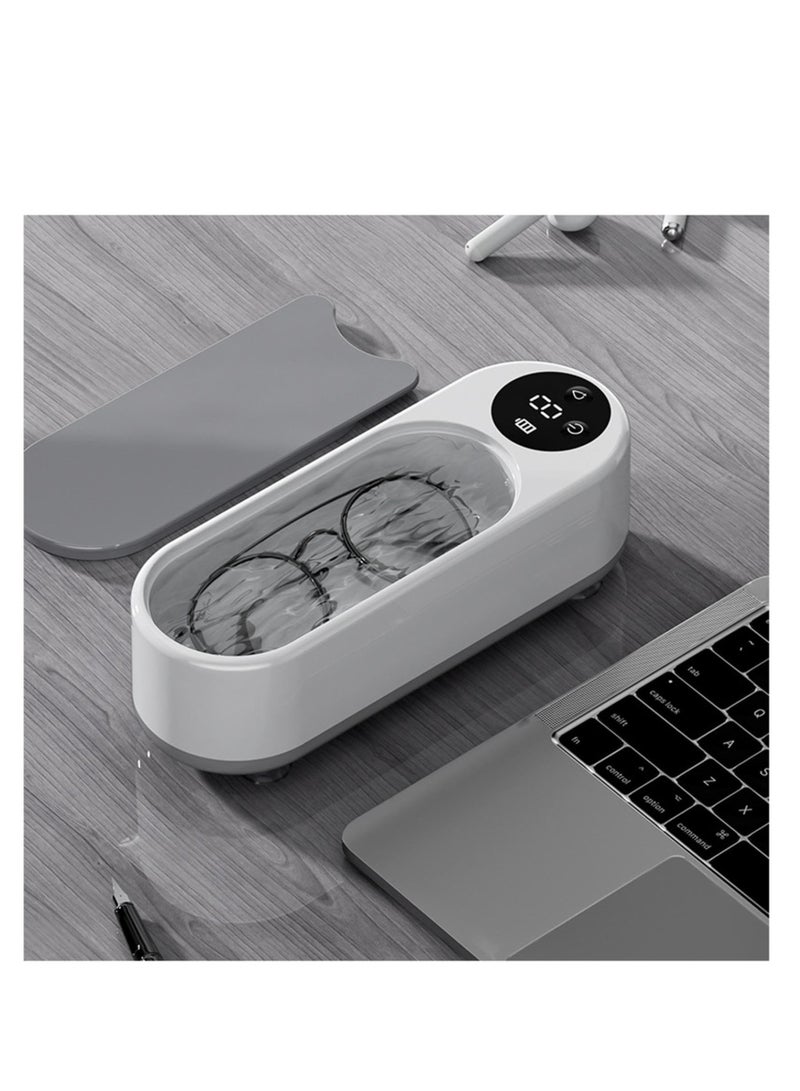 Ultrasonic Jewelry Cleaner, 45KzHz Small Home Jewelry Cleaning Machine, Sonic Cleaner with One-Touch Operation, Versatile Jewelry Cleaner for Glasses, Ring, Watches, Jewelry