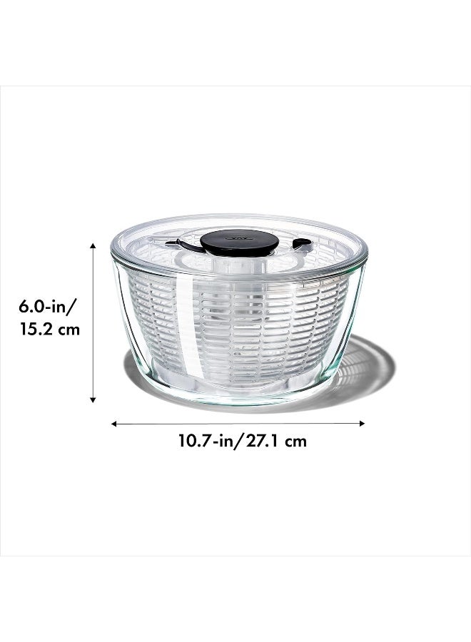 Good Grip Glass Salad Spinner Clear Large/6.22 Quart