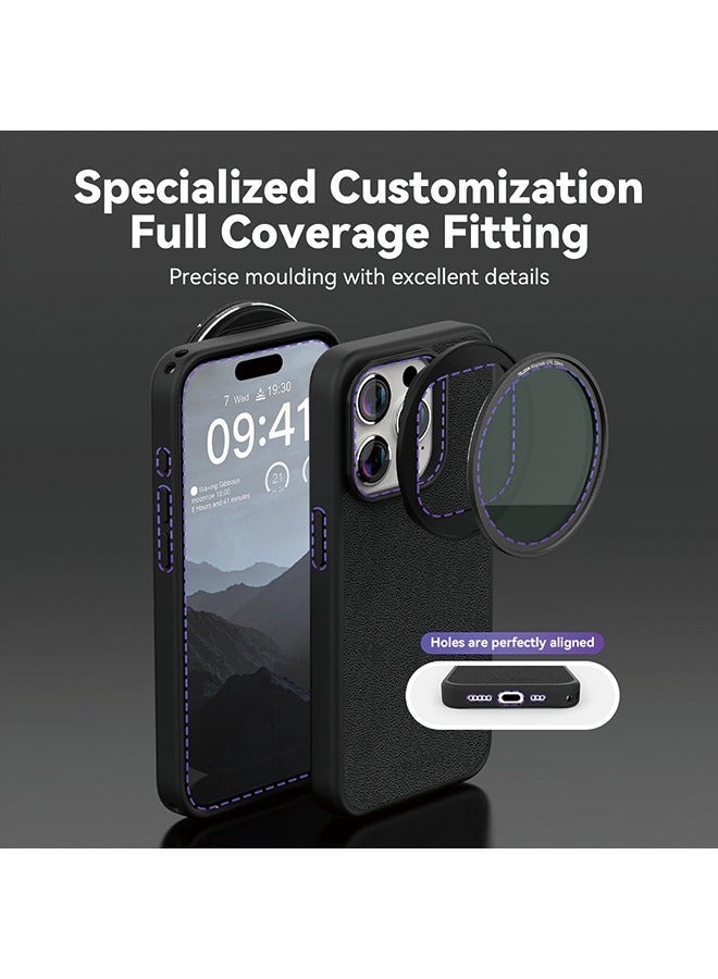 Magnetic Circular Polarizers Filter, 58 MM Phone CPL Filter + Magnetic Phone Case for iPhone 15 Pro Max, Mutil Resistant Coated Super Slim CPL Lens Filtter with HD Optical Glass