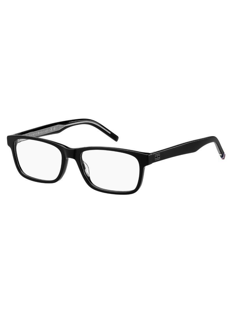 Men's Rectangular Shape Acetate Sunglasses TH 2076  36 - Lens Size: 36.2 Mm - Black