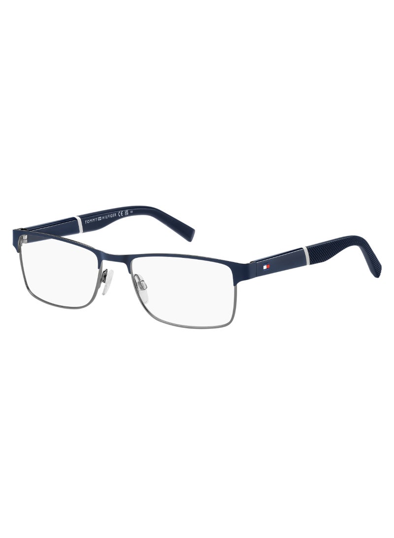 Men's  Rectangular Shape  Sunglasses Th 2041  35 - Lens Size: 35.1 Mm - Blu Dkrut