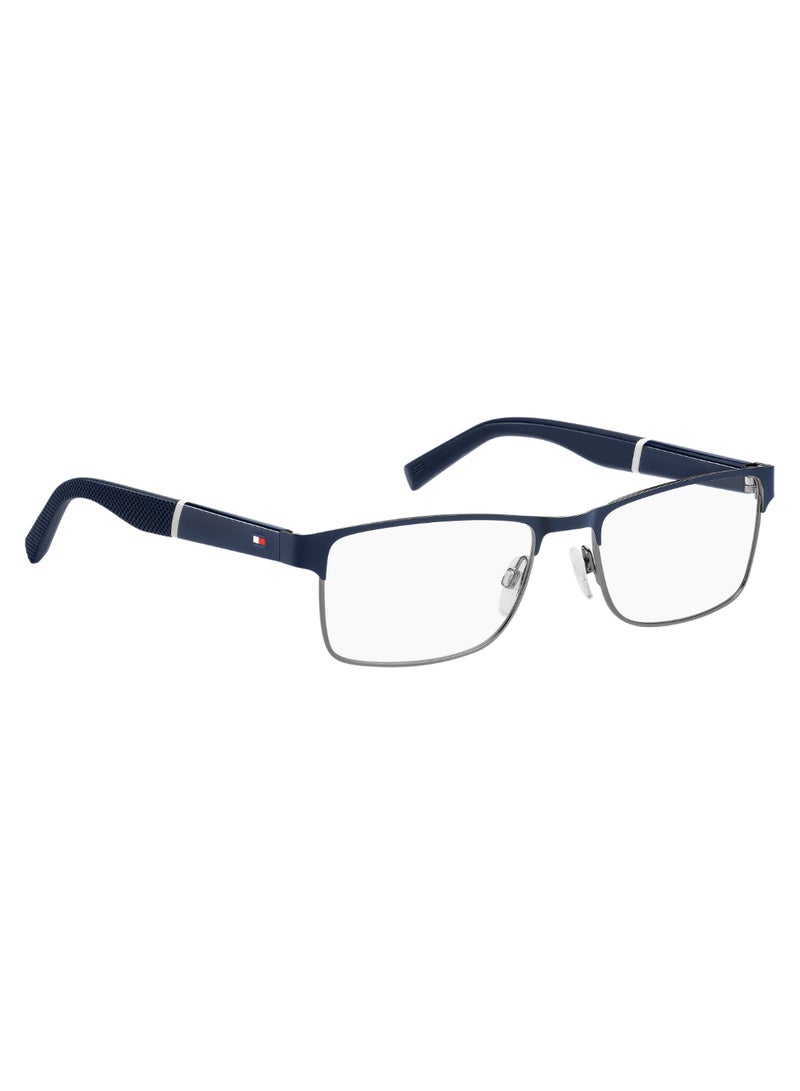 Men's Rectangular Shape Sunglasses Th 2041 35 - Lens Size: 35.1 Mm - Blu Dkrut