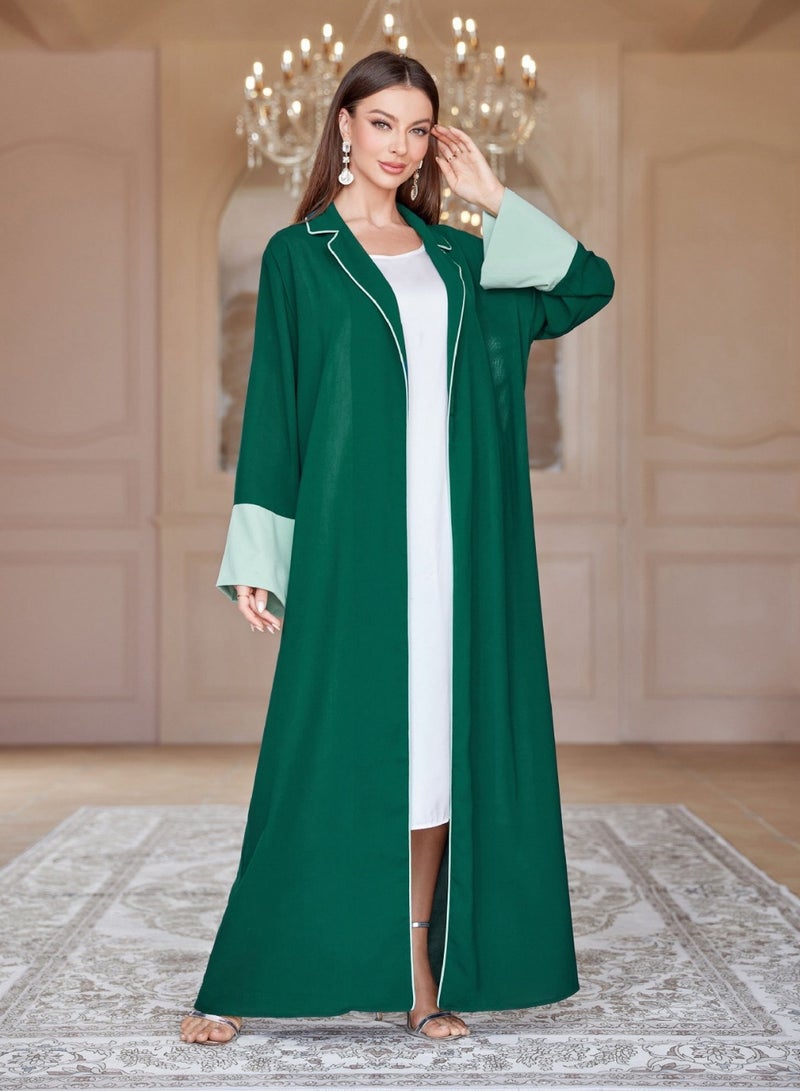 Jalabiya Elegant Abaya with Scarf, Embodying Modesty and Grace