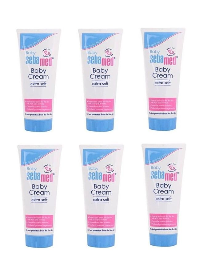 Pack Of 6 Extra Soft Baby Cream - 200g