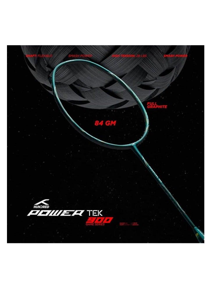 POWERTEK 905 badminton Racquet with Cover (Size: Standard, Grip Size: 3 1/4 inches ) | Powertek 900 Series Weight: 84 gram