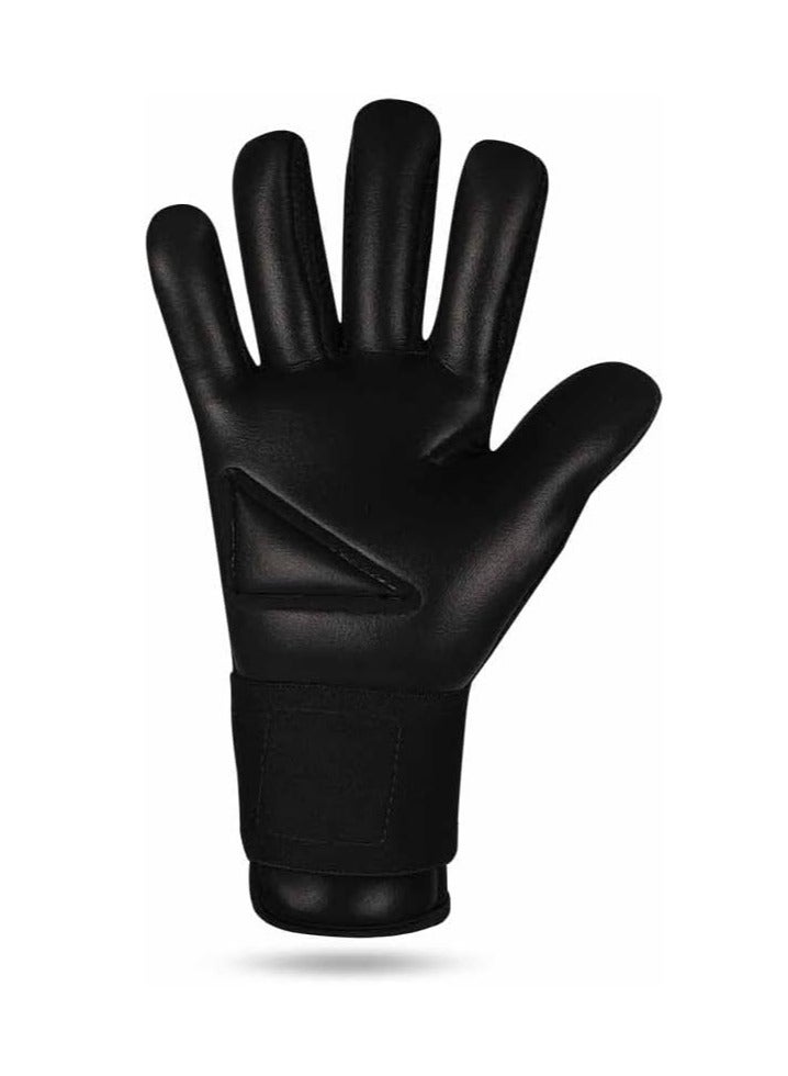 Nivia Ashtang Gold Rubber Football Goalkeeper Hand Gloves (Gold, S) | for Men & Women | for Football, Soccer goalkeeping