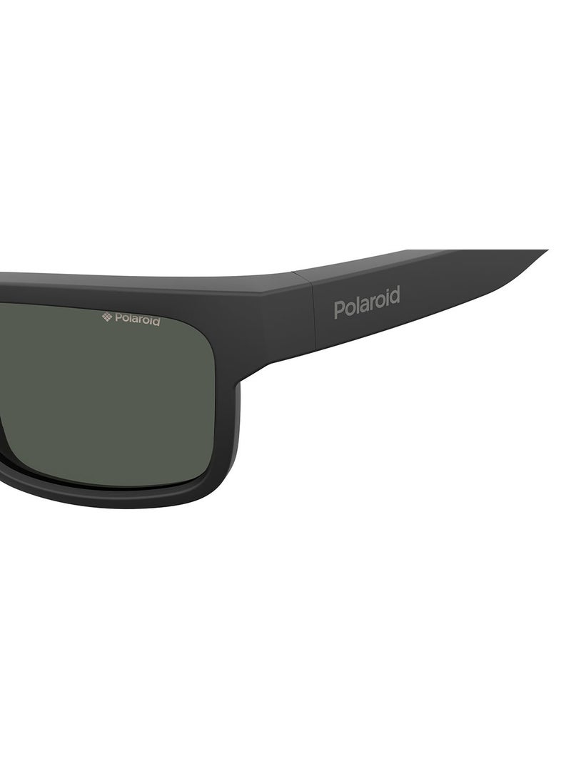 Polarized Square Eyewear Sunglasses PLD 7031/S      BLACK 59