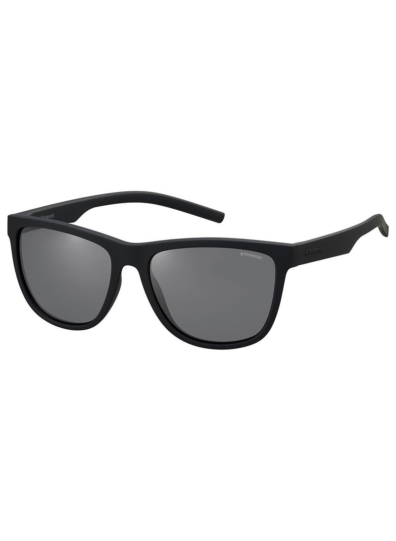 Square Sport Sunglasses PLD 6014/S  RUBBERBLK 56