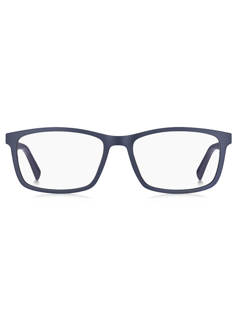 Men's  Rectangular Shape Metal Sunglasses Th 1694  37 - Lens Size: 37.4 Mm - Blue