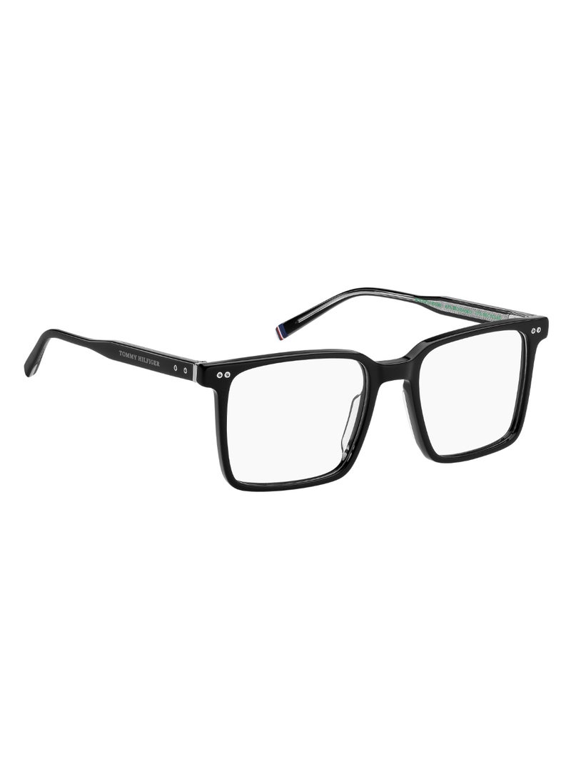 Men's Rectangular Shape Acetate Sunglasses TH 2072  44 - Lens Size: 43.8 Mm - Black