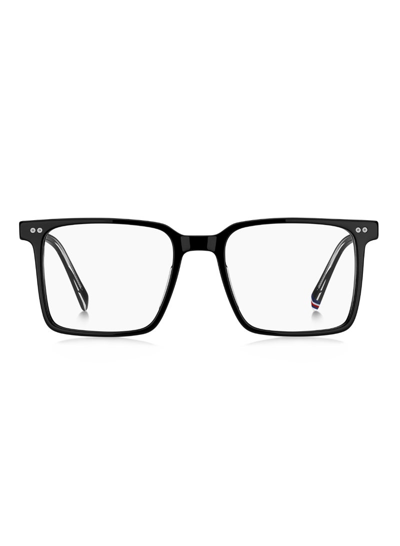 Men's Rectangular Shape Acetate Sunglasses TH 2072  44 - Lens Size: 43.8 Mm - Black