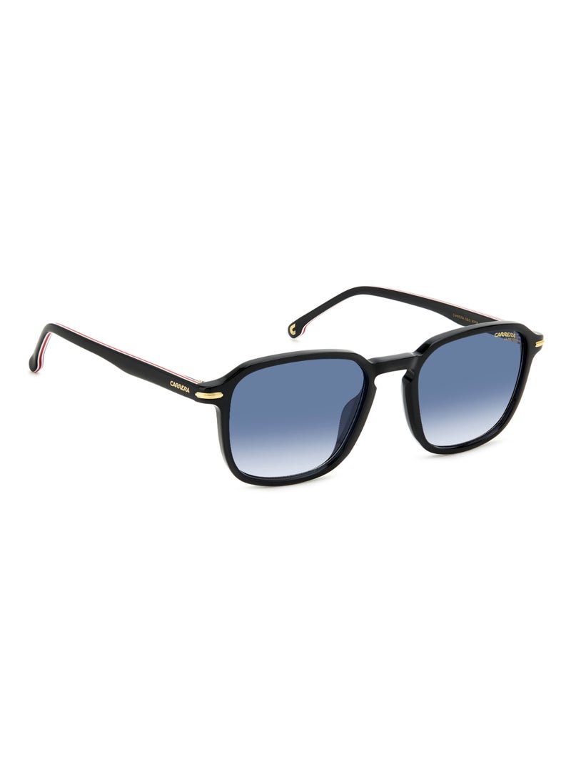Men's UV Protection Rectangular Shape Acetate Sunglasses CARRERA 328/S BLUE 45 - Lens Size: 44.5 Mm - Black