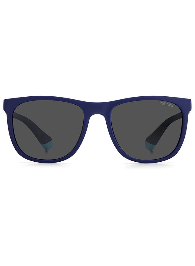 Kids Unisex Square Sunglasses PLD 8049/S  BLUE AZUR 49