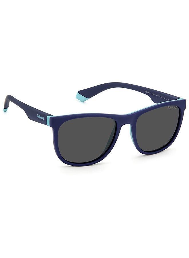 Kids Unisex Square Sunglasses PLD 8049/S  BLUE AZUR 49