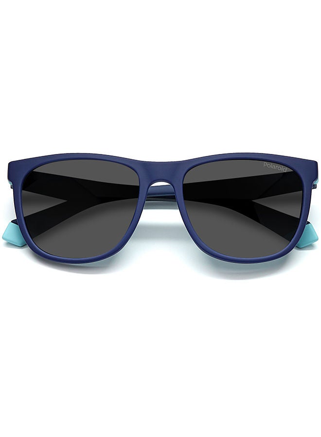 Kids Unisex Square Sunglasses PLD 8049/S  BLUE AZUR 49