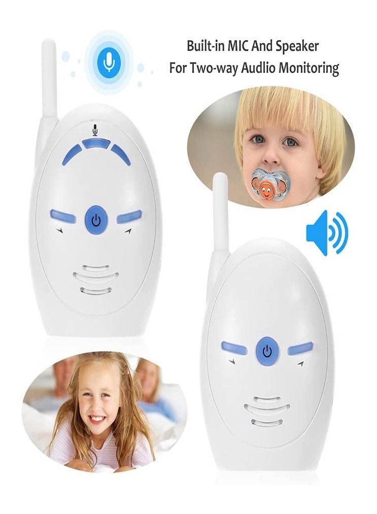 2-Way Wireless Infant Baby Audio Monitor Kids-Assorted