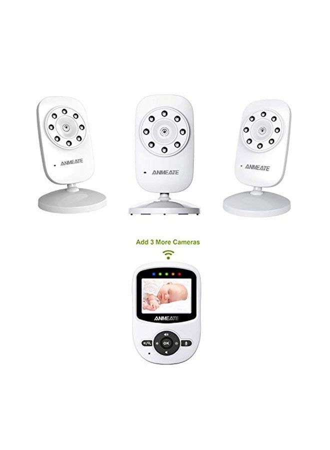 Wireless Monitor With 8 Infrared LED Lights Digital Camera and Automatic Night Vision