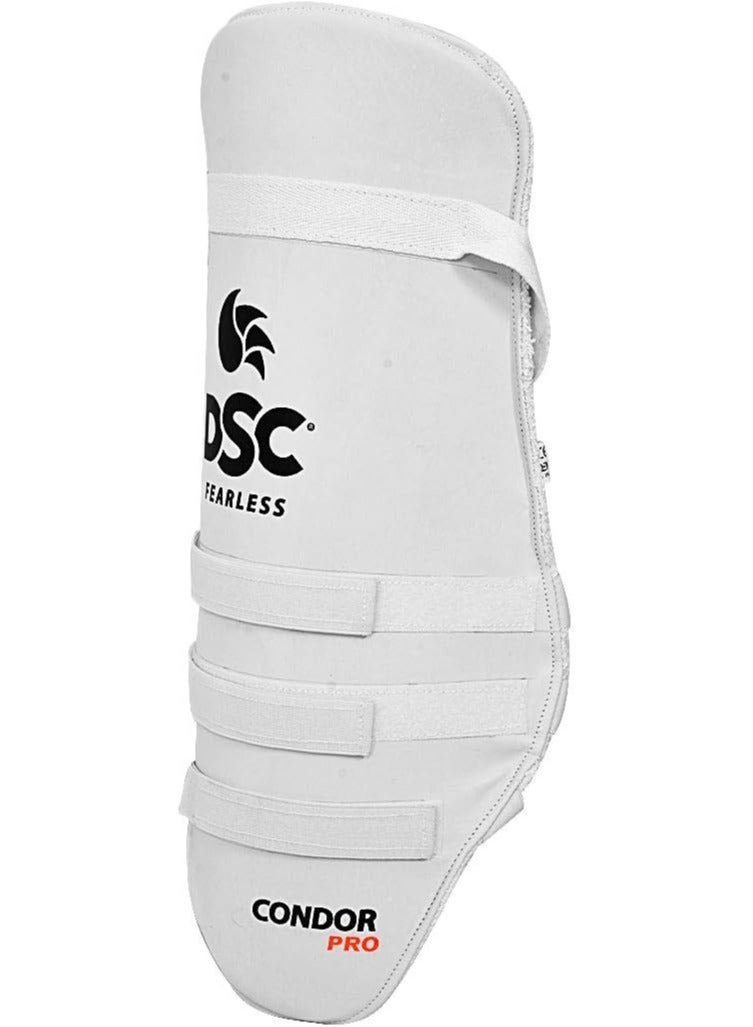 DSC Condor Pro Long Cricket Thigh Pad | Size: Mens | For Men & Boys | Highly comfortable and perfect fit | Material: PVC | High-Density Foam Inside