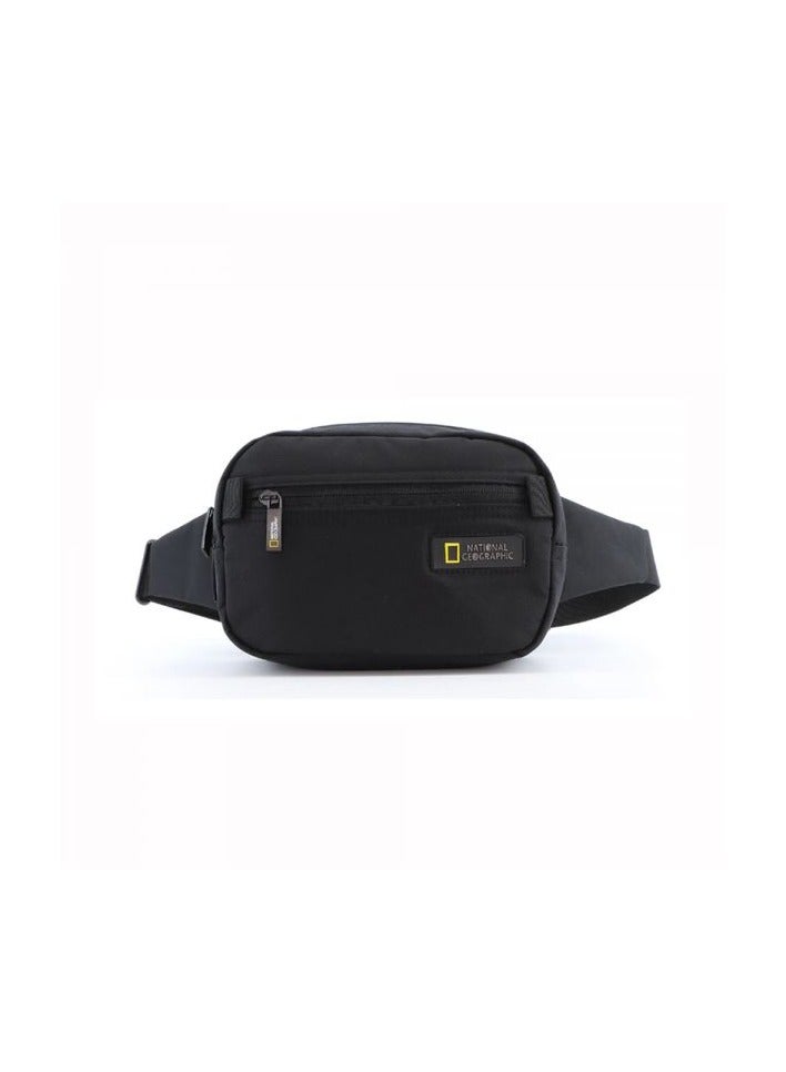 National Geographic Mutation Waist Bag Black, Hip Bag With Adjustable Strap, RFID Pocket, Suitable For Travel, Outdoors, Gym, Hiking For Men And Women