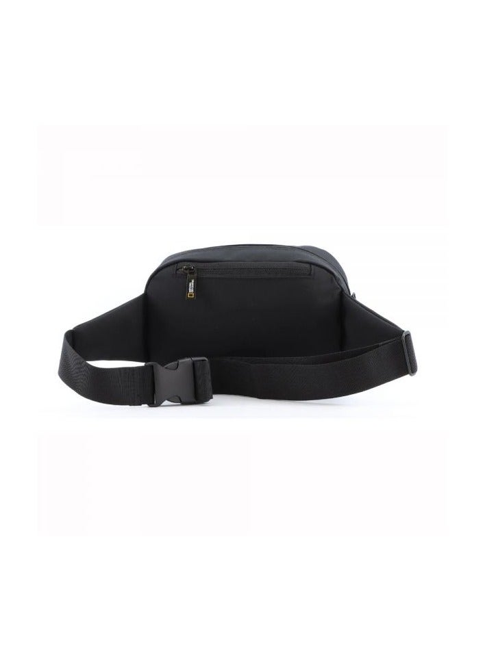 National Geographic Mutation Waist Bag Black, Hip Bag With Adjustable Strap, RFID Pocket, Suitable For Travel, Outdoors, Gym, Hiking For Men And Women
