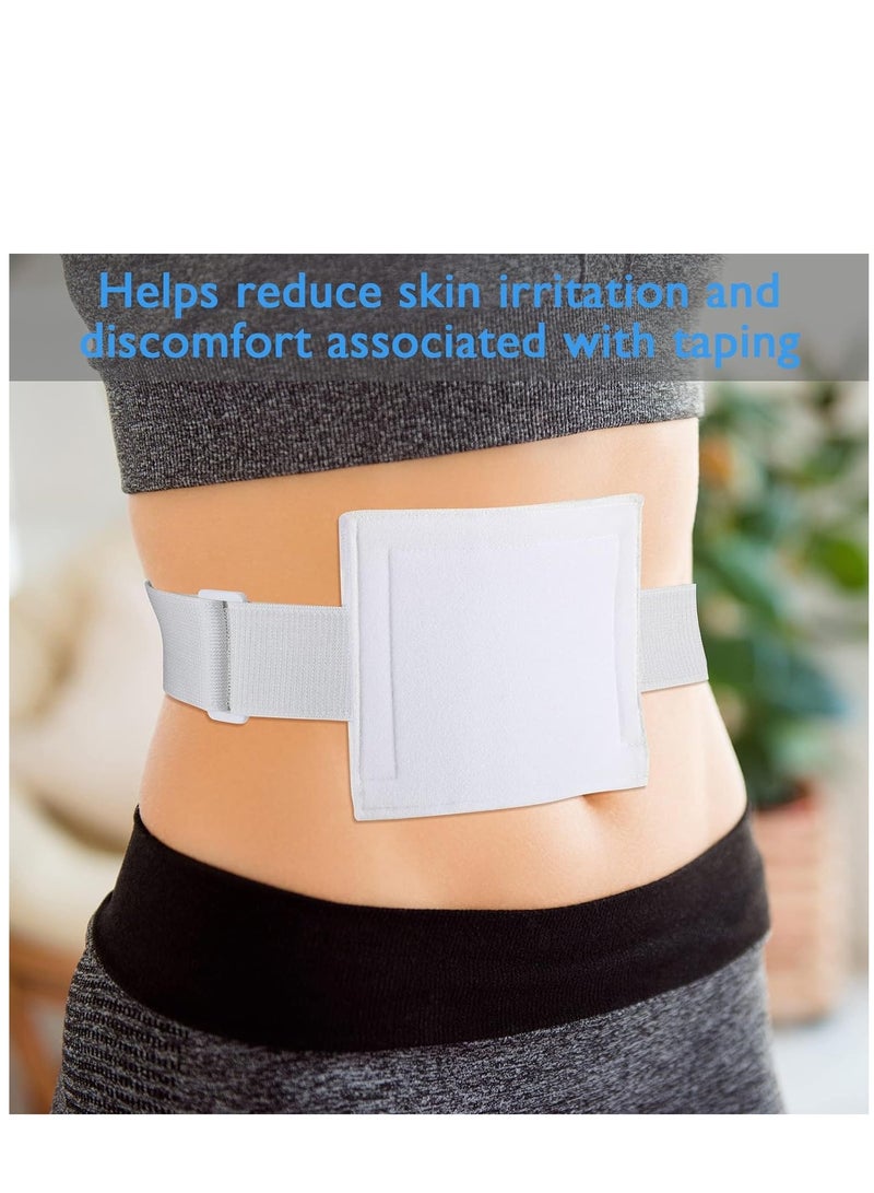 6 Pcs Feeding Tube Holder Elastic G Tube Holder Belt Comfortable Peg Tube Supplies for Men Women Adults Kids Abdominal Covers Accessories