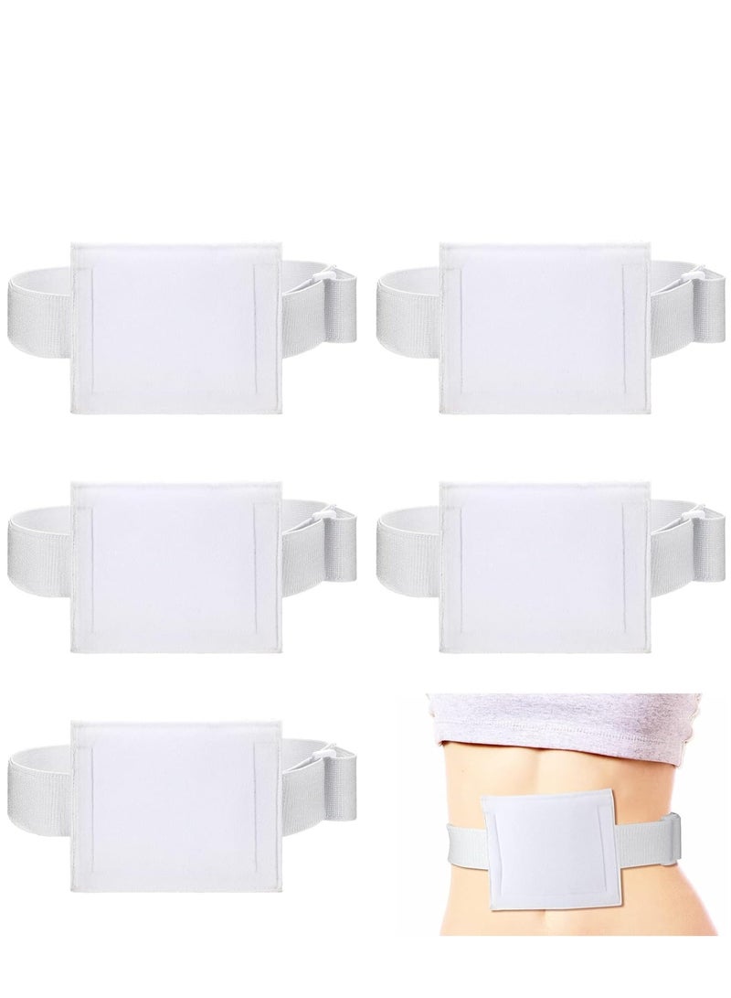 6 Pcs Feeding Tube Holder Elastic G Tube Holder Belt Comfortable Peg Tube Supplies for Men Women Adults Kids Abdominal Covers Accessories