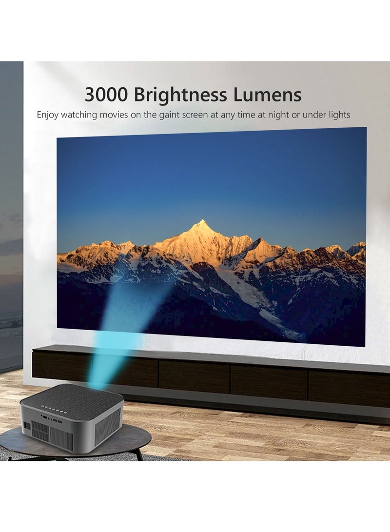 E-ran Portable Video Projector HDMI USB Interface 5G Dual Wifi Game TV 1920*1080P Screen With 50000 Hours Lifes