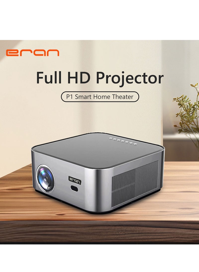 E-ran Portable Video Projector HDMI USB Interface 5G Dual Wifi Game TV 1920*1080P Screen With 50000 Hours Lifes