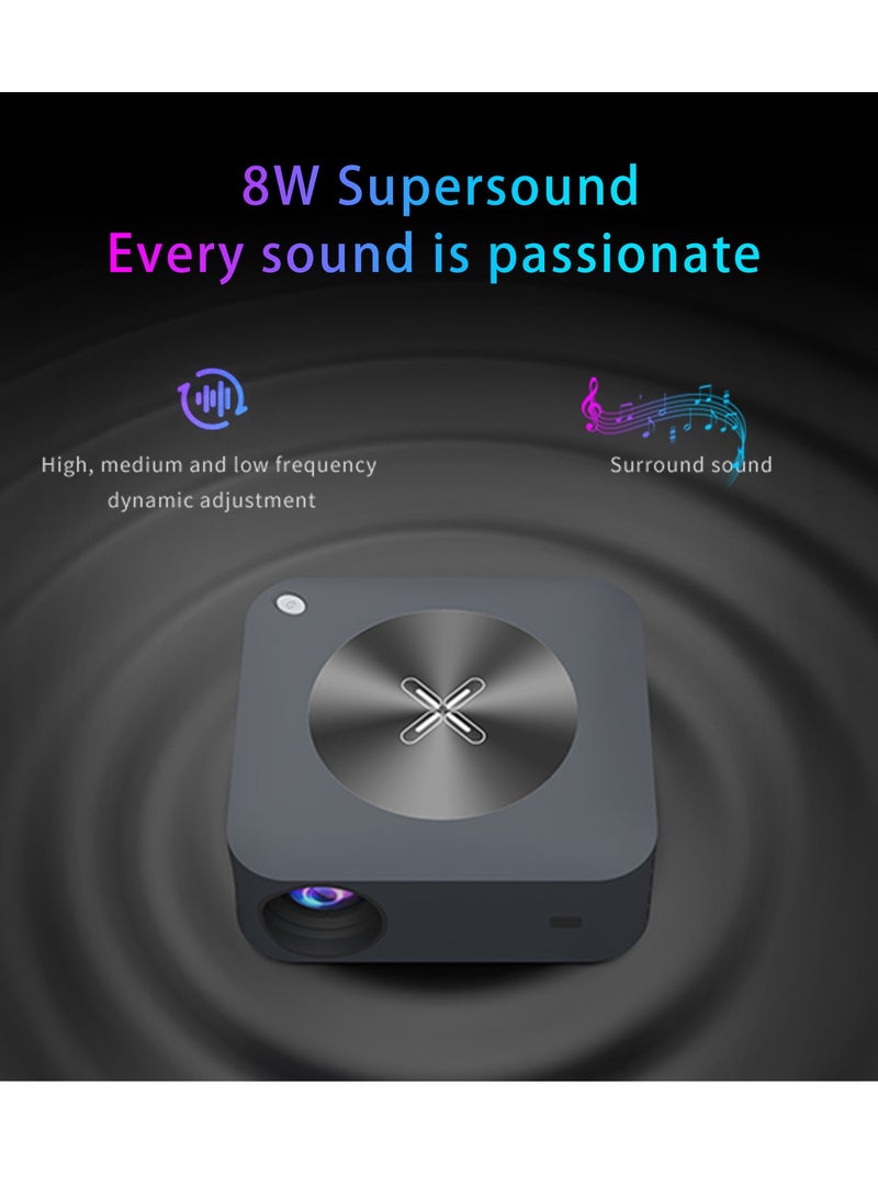 E-ran Full HD LED Projector HDMI And USB Interface 5G Dual Wifi Game TV 1920*1080P Screen With 30000 Hours Lifespan