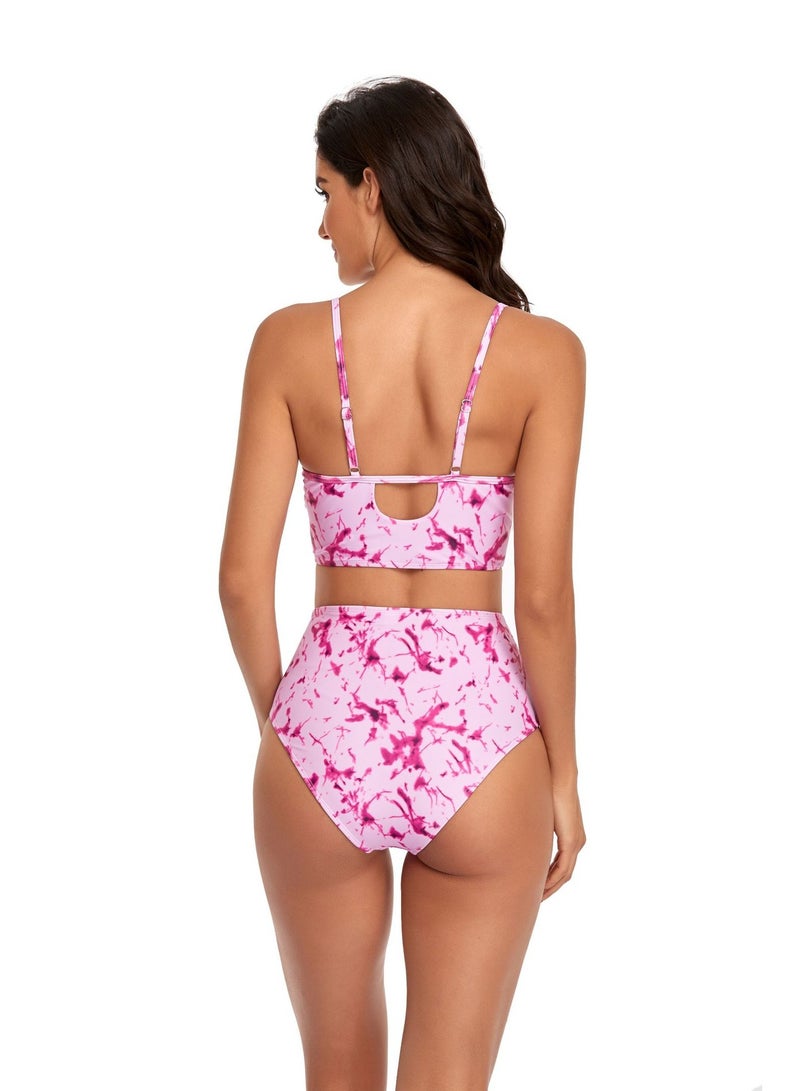 Fashionable Printed Women's Bikini Swimsuit