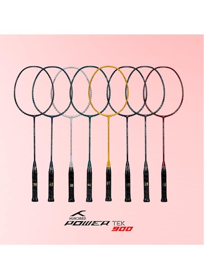 POWERTEK 906 badminton Racquet with Cover (Size: Standard, Grip Size: 3 1/4 inches ) | Powertek 900 Series Weight: 84 gram