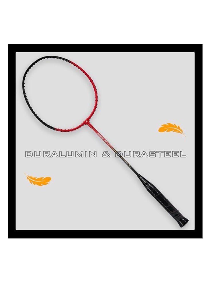 Powertek 100 (Set of 2) Badminton Racquet with Full Cover (Size: Standard, Grip Size: G5) | Strung | Material: Aluminium | Maximum Tension: 16-18lbs | for Intermediate player