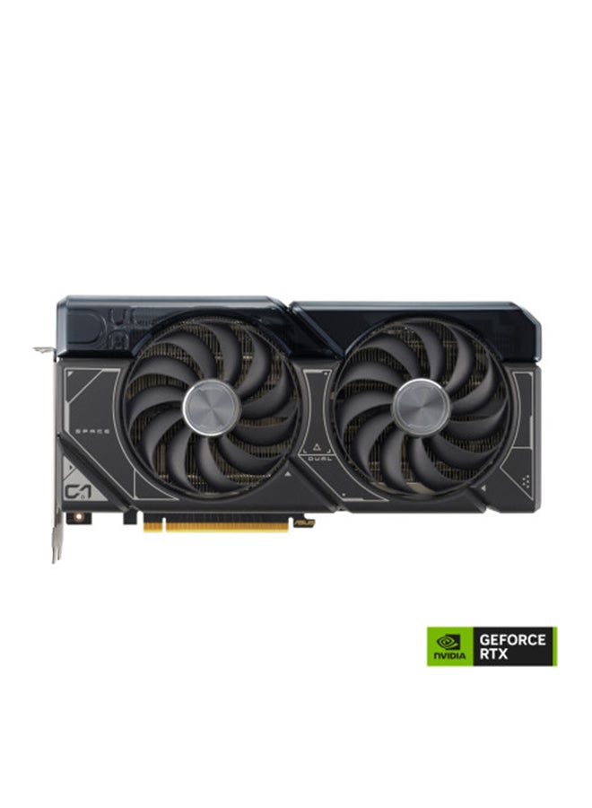 Dual GeForce RTX 4070 Ti Super OC Edition Graphics Card, 16GB GDDR6X 256-Bit Memory, 8448 CUDA Cores, 21 Gbps Memory Speed, 2655 MHz Boost Clock, PCI Express 4.0 | 90YV0KF3-M0NA00 Black