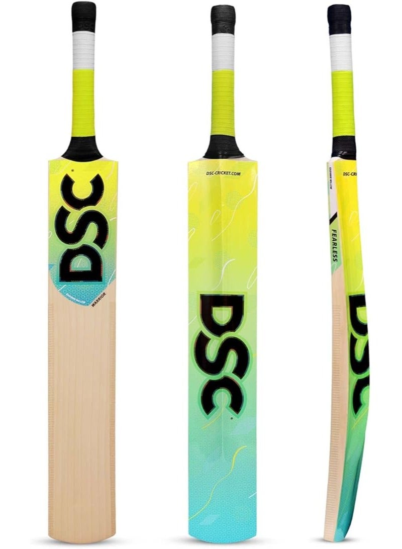 Wildfire Scorcher Tennis Cricket Bat  ( Size - Short Handle) | Material: Kashmir Willow | Lightweight | Free Cover | Ready to play | For Intermediate Player