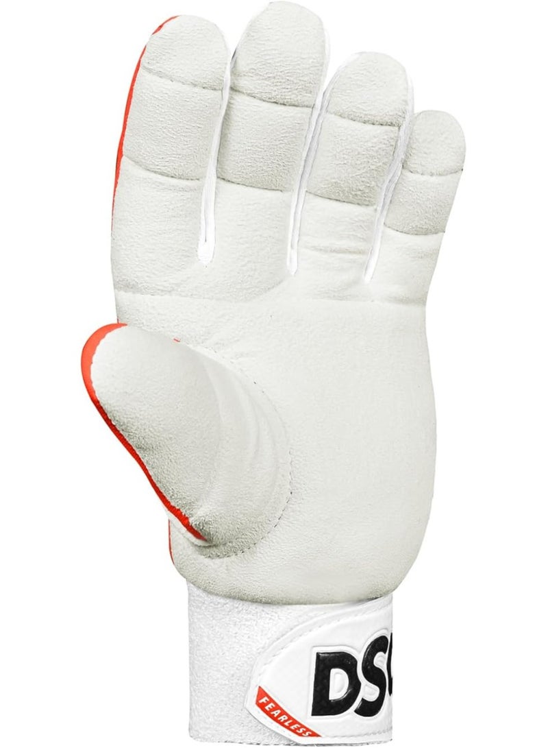 Pro Chamios Leather Cricket Wicket Keeping Inner Gloves for Boys | Leather Palm Gloves | Faster Sweat Absorbtion | Comfort Fit | Multicolor