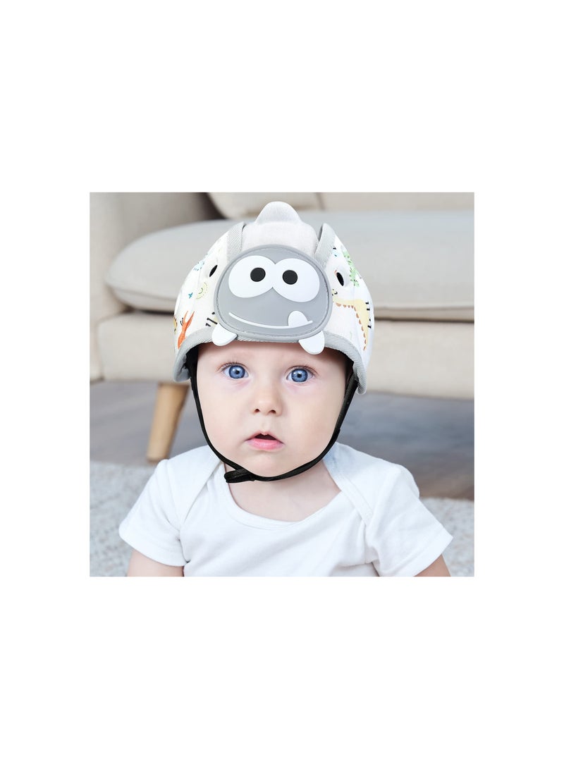 Baby Safety Helmet, Breathable Baby Head Protector for Crawling and Walking, Infant Soft Helmet, Anti-Collision, Ultra-Lightweight, Expandable and Adjustable Age 6m-24m, Tested and Certified