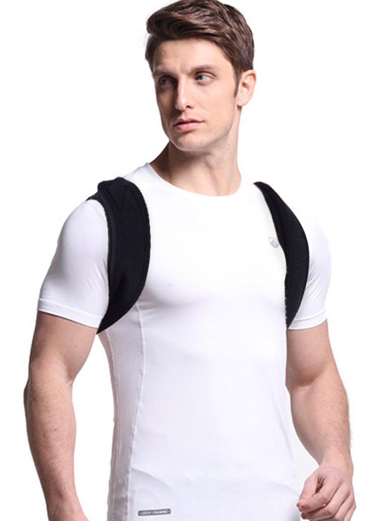 Posture Corrector for Women, Men, Adults, and Seniors - Adjustable Posture Brace Belt for Spine Support, Scoliosis, and Back Pain Relief