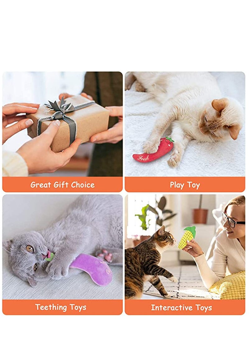 Cat Toys, Cat Chew Catnip Interactive Toy for Cat Lover Indoor Gift Cat Kitty Bite Toys Supplies Plush Gifts Fun Playing Toy