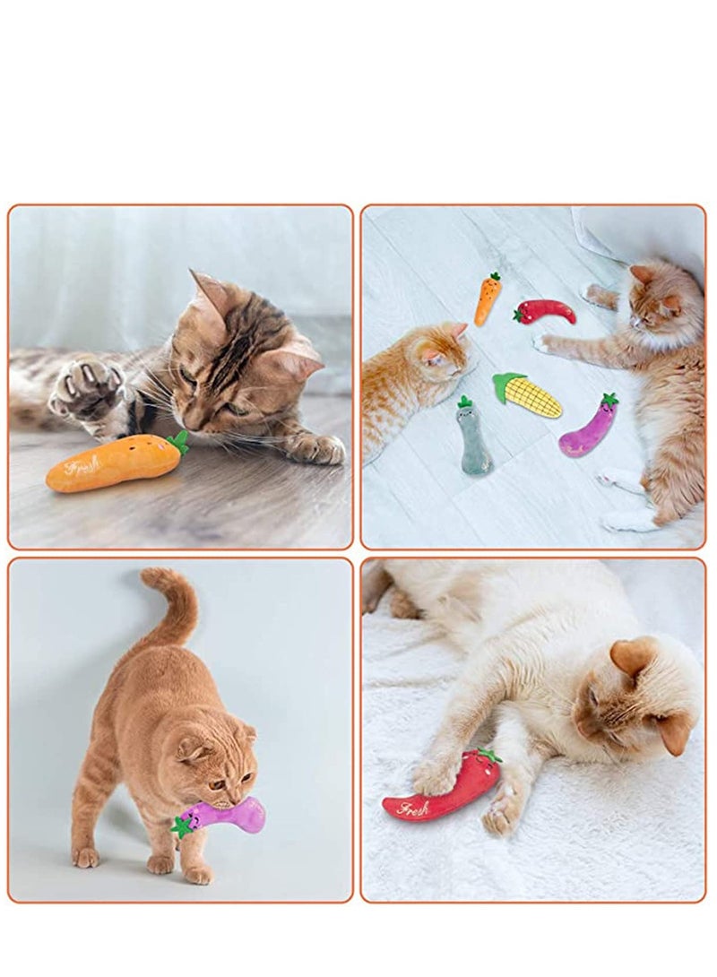 Cat Toys, Cat Chew Catnip Interactive Toy for Cat Lover Indoor Gift Cat Kitty Bite Toys Supplies Plush Gifts Fun Playing Toy
