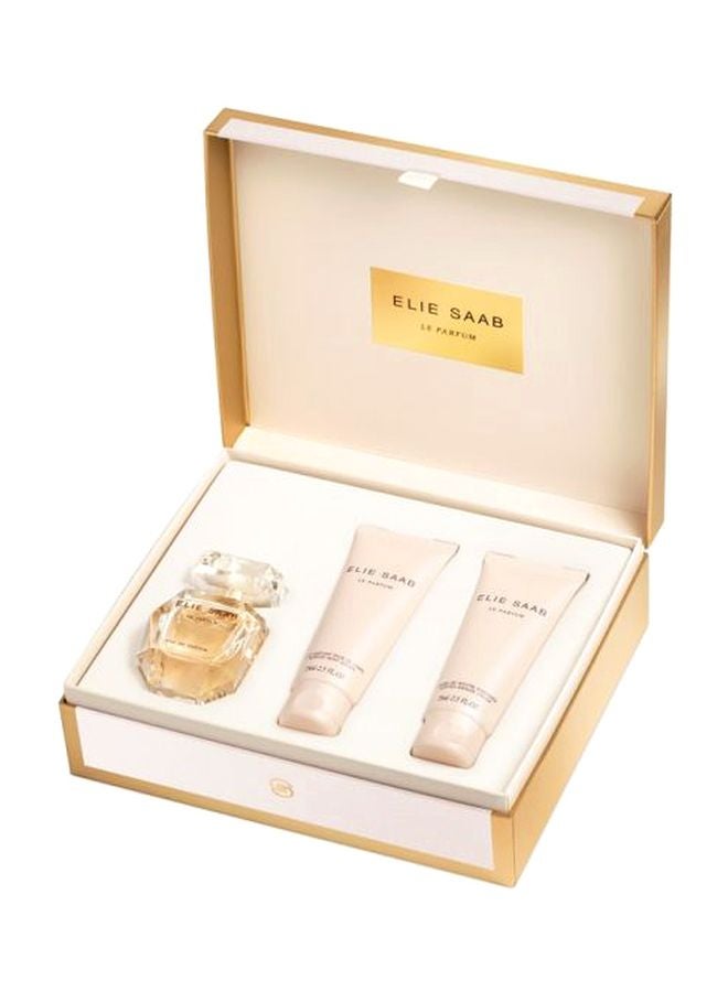 3-Piece Le Parfum Gift Set EDP 90Ml, Body Lotion 75Ml, Shower Cream 75ml