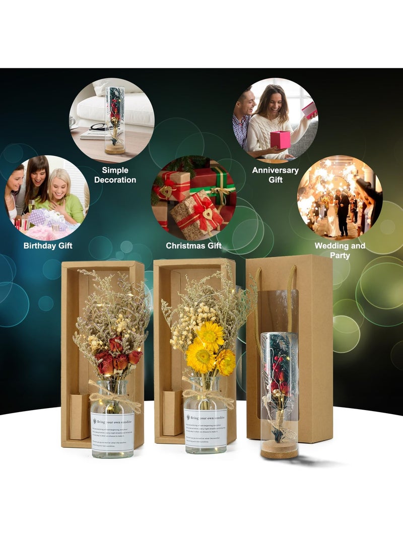 Eternal Sunflower Preserved Flowers, Long-Lasting Sunflower Flower Gift, with Desmodium Gyrans in a Box, Gifts for Valentines Day, Mothers Day, Birthday, Graduate, Thanksgiving