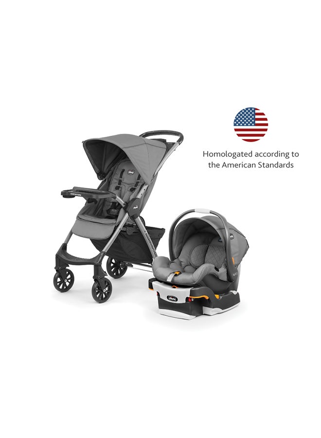 Mini Bravo Plus Baby Travel System Stroller 0M-3Y, Slate