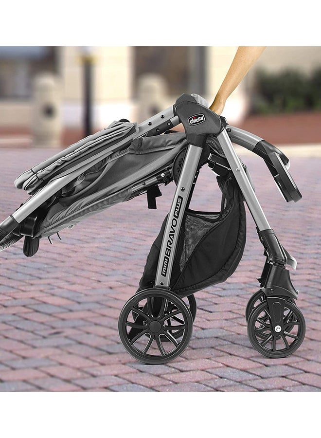 Mini Bravo Plus Baby Travel System Stroller 0M-3Y, Slate