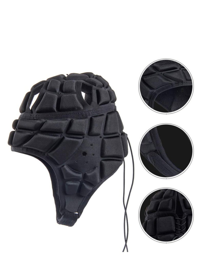 Rugby Helmet, Headguard Soccer Cap Head Protector Soft Protective Helmet for Adults Youth