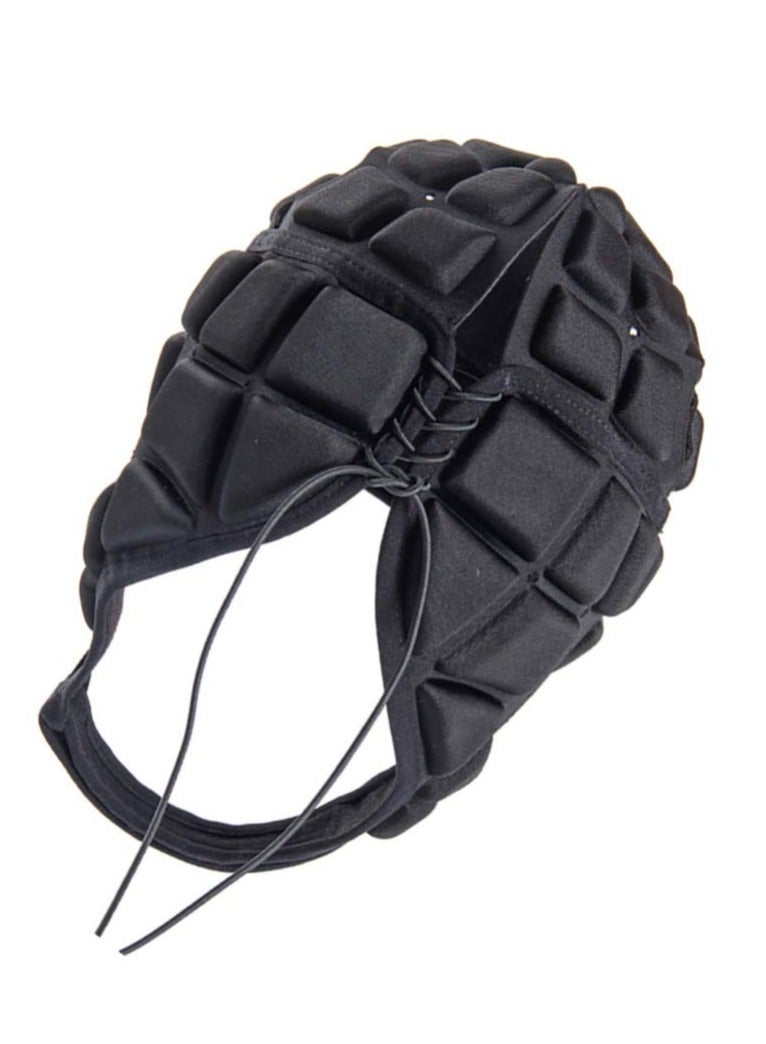 Rugby Helmet, Headguard Soccer Cap Head Protector Soft Protective Helmet for Adults Youth