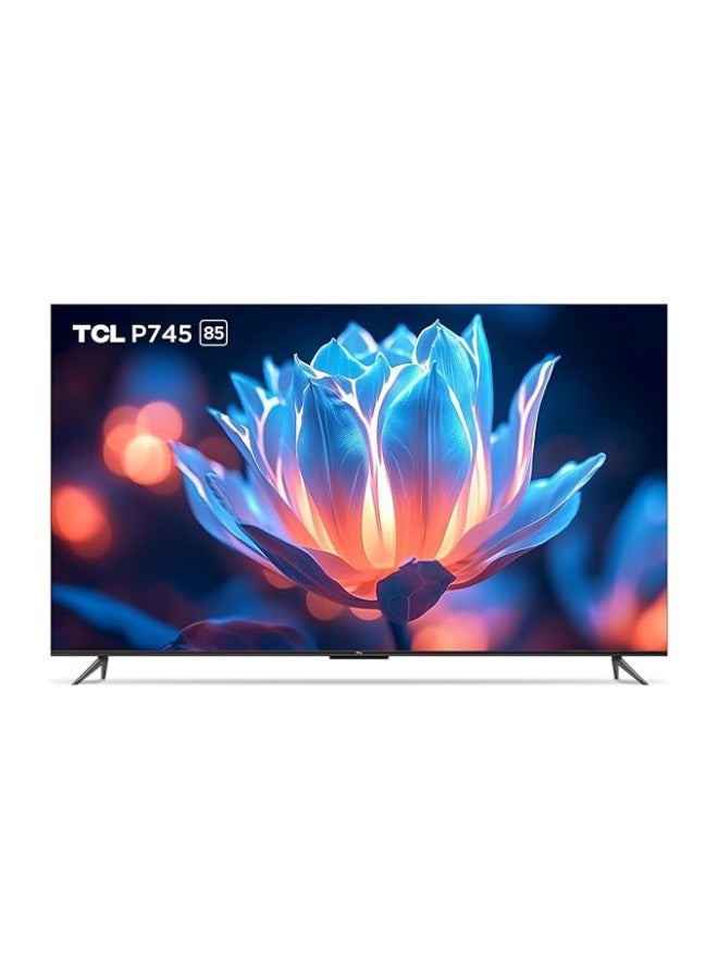 85 Inch 4K UHD HDR10+ Google TV 85P745 Brushed Titanium