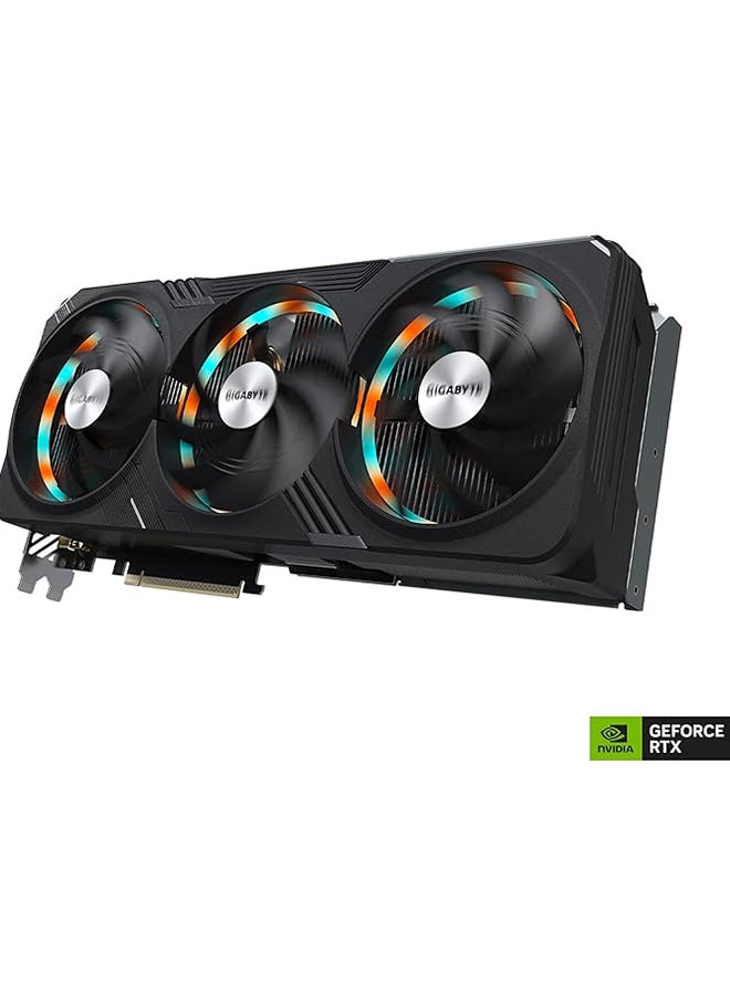 GeForce RTX 4090 GAMING OC Graphics Card, 24GB GDDR6X 384 bit Memory, 16384 CUDA Cores, 2535 MHz Core Clock, 21 Gbps, PCI-E 4.0x16, DP 1.4/3 HDMI 2.1 | GV-N4090GAMING OC-24GD Black