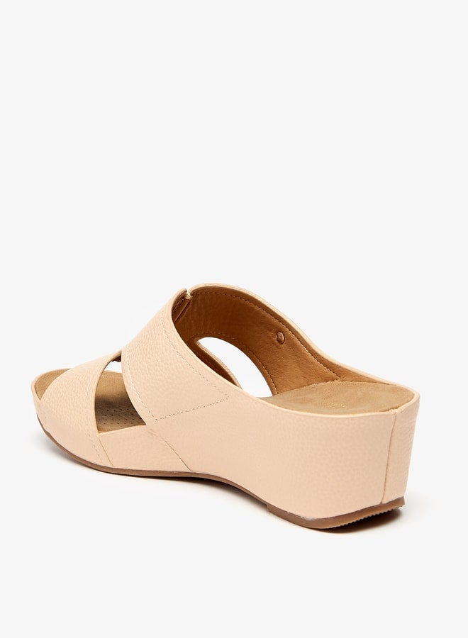 Women Textured Slip-On Platforms