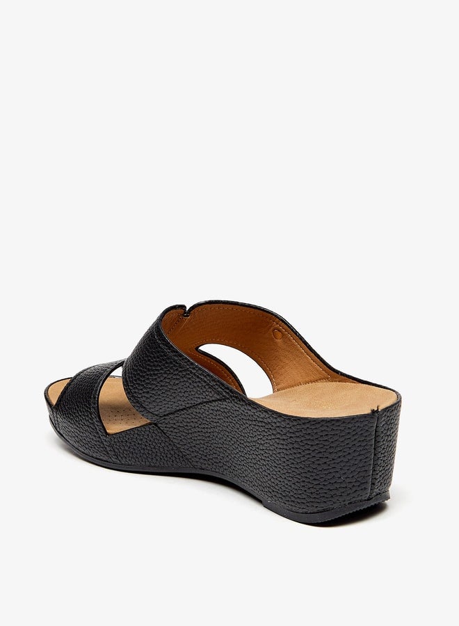 Women Textured Slip-On Platforms